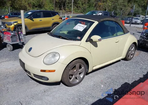 2006 Volkswagen New Beetle Convertible Option Pkg 2 from USA, damaged, VIN 3VWSF31Y26M315897